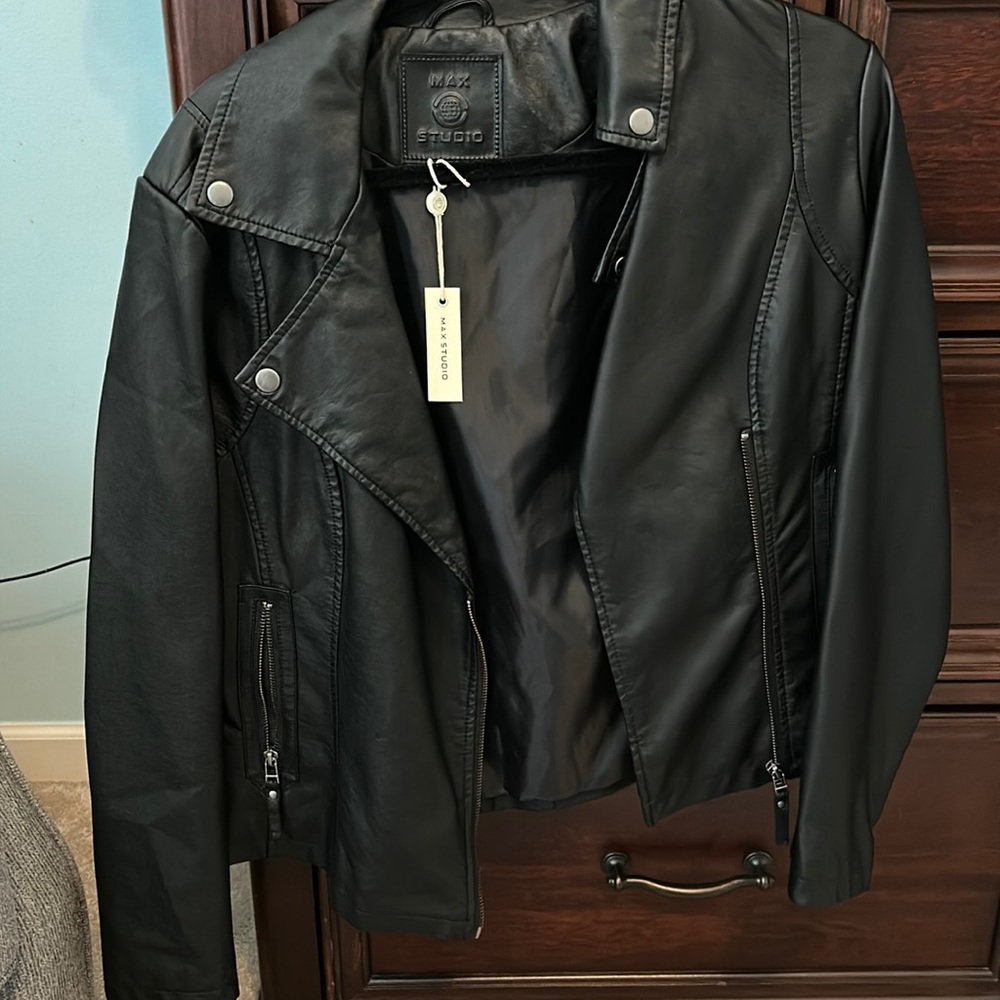 Women’s Black Leather Jacket